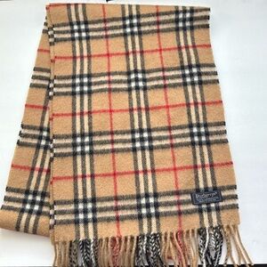 Authentic Burberry Lambswool Scarf